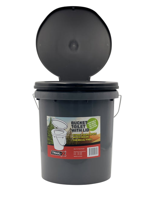 Trail-X Bucket Toilet With Lid