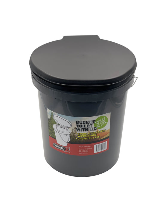 Trail-X Bucket Toilet With Lid